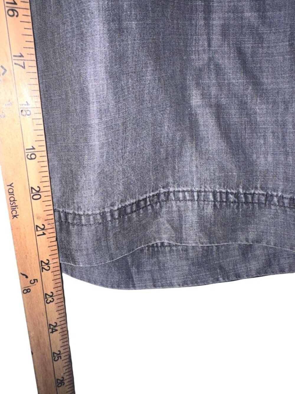 Splendid Womens Black Capri Pants Size S 100% Lyocell Elastic Waistband & Pocket - Picture 8 of 10